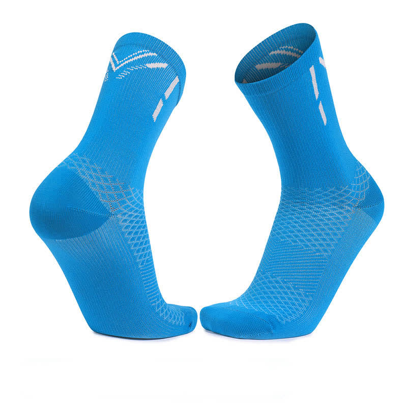 Chaussettes de compression sport à séchage rapide (4 paires) - Bleu - EU39-45 (US6-11) - image 2