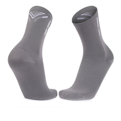Chaussettes de compression sport à séchage rapide (4 paires) - Gris - EU39-45 (US6-11) - image 4
