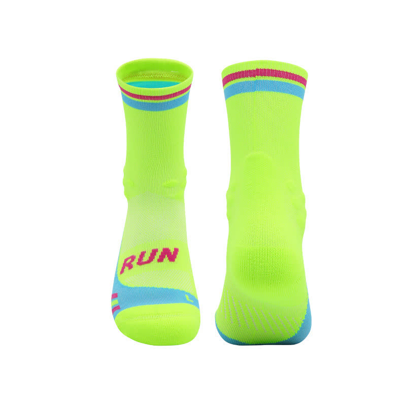 Chaussettes de compression respirantes à séchage rapide (4 paires) - Jaune - EU39-44 (US6-10) - image 5