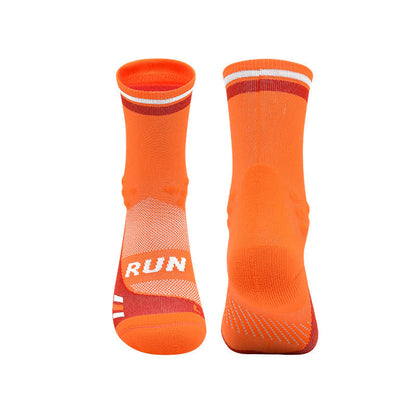 Chaussettes de compression respirantes à séchage rapide (4 paires) - Orange - EU39-44 (US6-10) - image 4