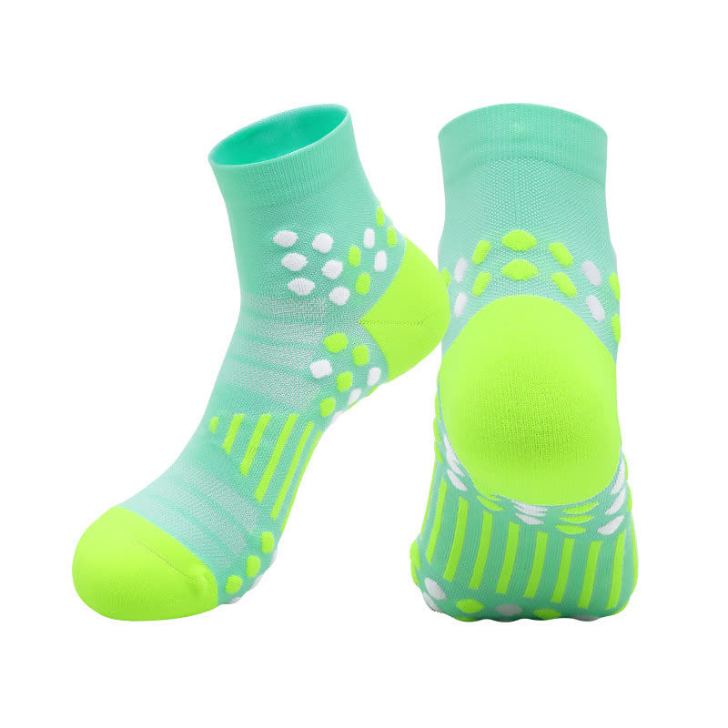Chaussettes de compression pour le cyclisme avec maintien ciblé (4 paires) - Vert - EU39-44 (US6-10) - image 11