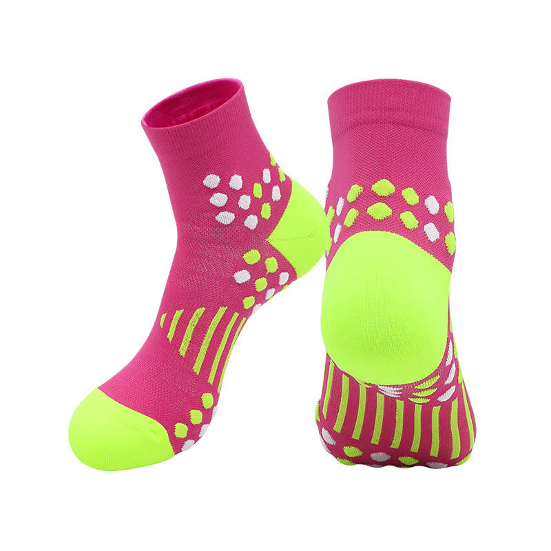 Chaussettes de compression pour le cyclisme avec maintien ciblé (4 paires) - Rose - EU39-44 (US6-10) - image 12
