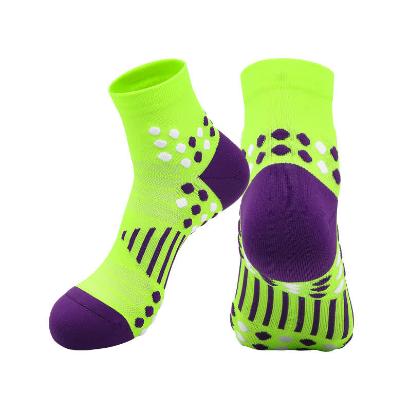 Chaussettes de compression pour le cyclisme avec maintien ciblé (4 paires) - Jaune - EU39-44 (US6-10) - image 3