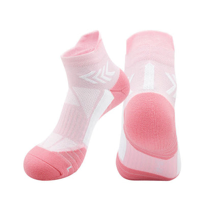 Chaussettes de compression à imprimé graphique pour la course à pied (4 paires)