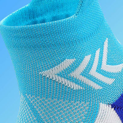 Chaussettes de compression à imprimé graphique pour la course à pied (4 paires)