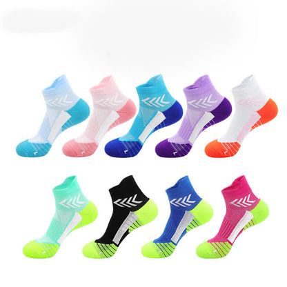 Chaussettes de compression à imprimé graphique pour la course à pied (4 paires)