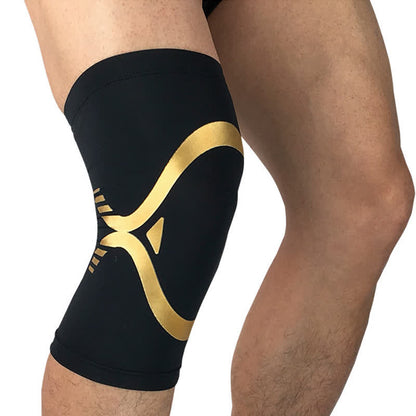 Genouillères de sport élastiques et respirantes - Doré - XL - image 6