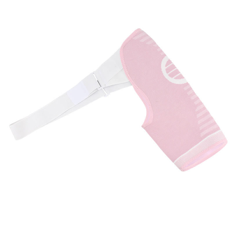 Orthèse d'épaule à compression réglable et hautement élastique - Rose - L/XL - image 5