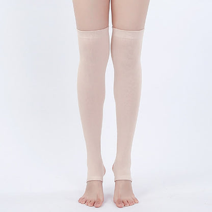 Manchons de cuisse antidérapants en pur coton - Nu - XL - image 5