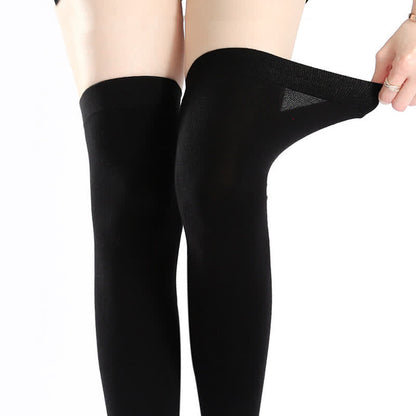 Manchons de cuisse en pur coton avec poignée en silicone antidérapante - image 1