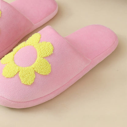 Chaussons mignons à imprimé floral grande taille - image 4