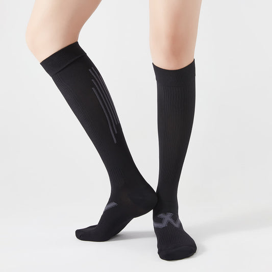 Chaussettes de sport à rayures (4 paires) - Noir - EU37-42 (US4-8.5) - image 0