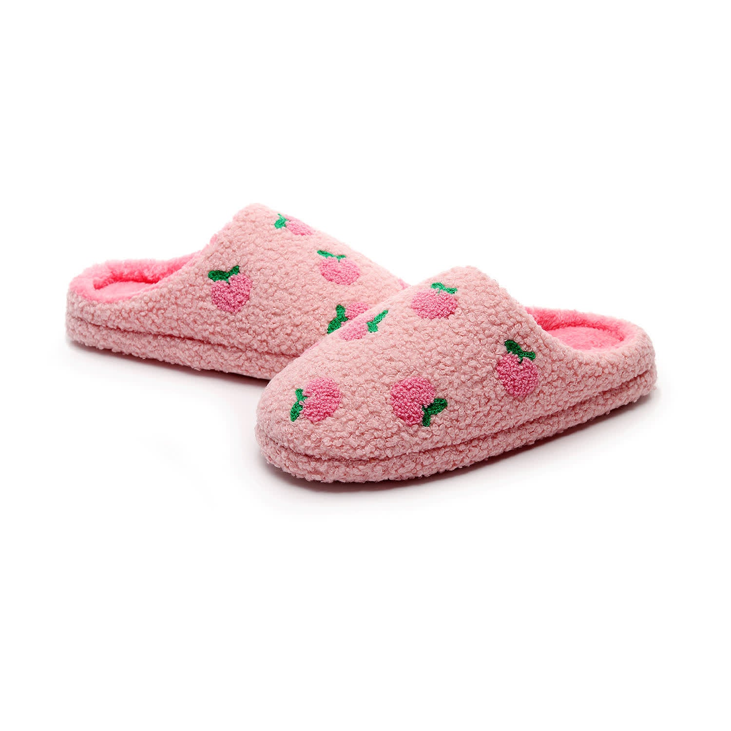 Chaussons en peluche pêche grande taille - image 2