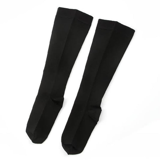 Chaussettes de compression hautes et modelantes (30-40 mmHg) - Noir - 2XL - image 0