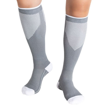 Chaussettes de compression hautes pour la course à pied et les voyages (4 paires) - image 5