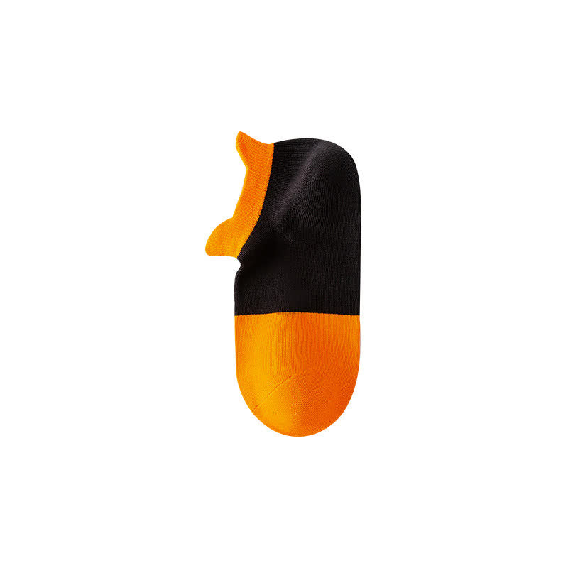 Chaussettes respirantes en coton à blocs de couleurs (6 paires)