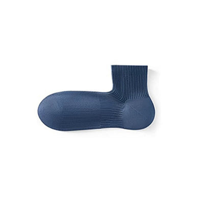 Chaussettes basses respirantes en coton uni (6 paires)