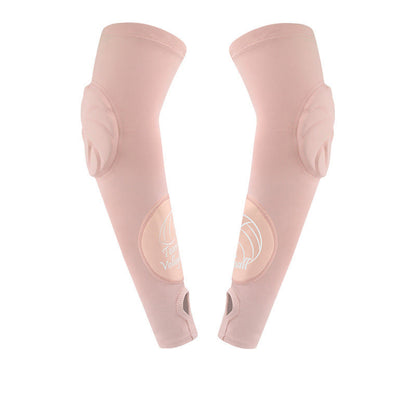 Manchon de compression pour bras de sport avec boucle pour les doigts - Rose - XL - image 9