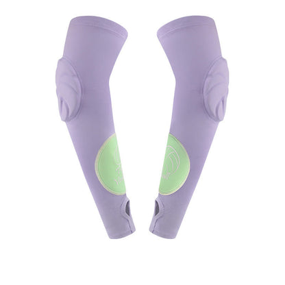Manchon de compression pour bras de sport avec boucle pour les doigts - Violet - XL - image 7