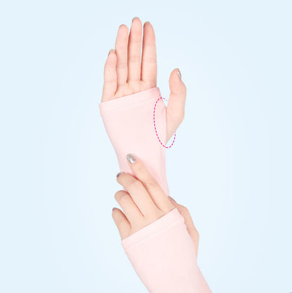 Manchons de protection solaire à boucle pour les doigts