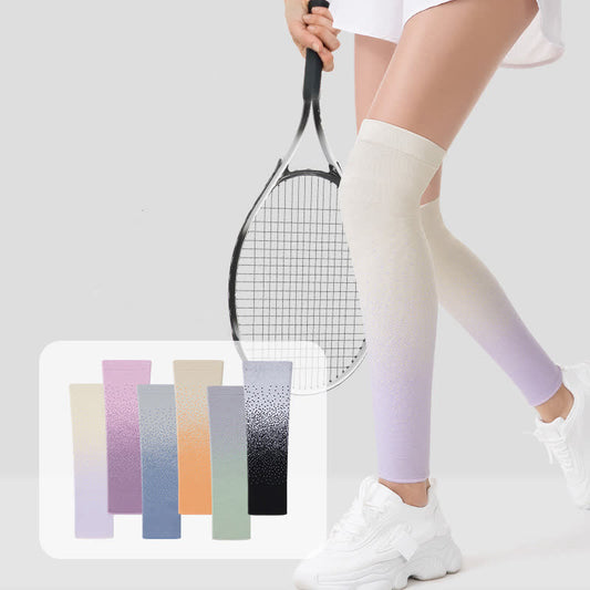 Manchons de cuisse de sport respirants à couleur dégradée - image 0