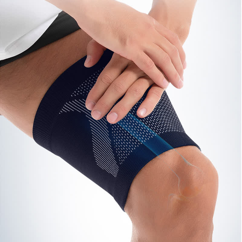 Manchon de compression antidérapant pour cuisses de sport - image 7