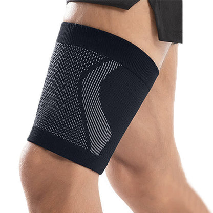 Manchon de compression antidérapant pour cuisses de sport - image 4