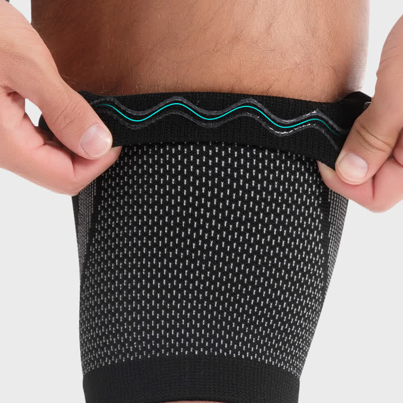 Manchon de compression antidérapant pour cuisses de sport