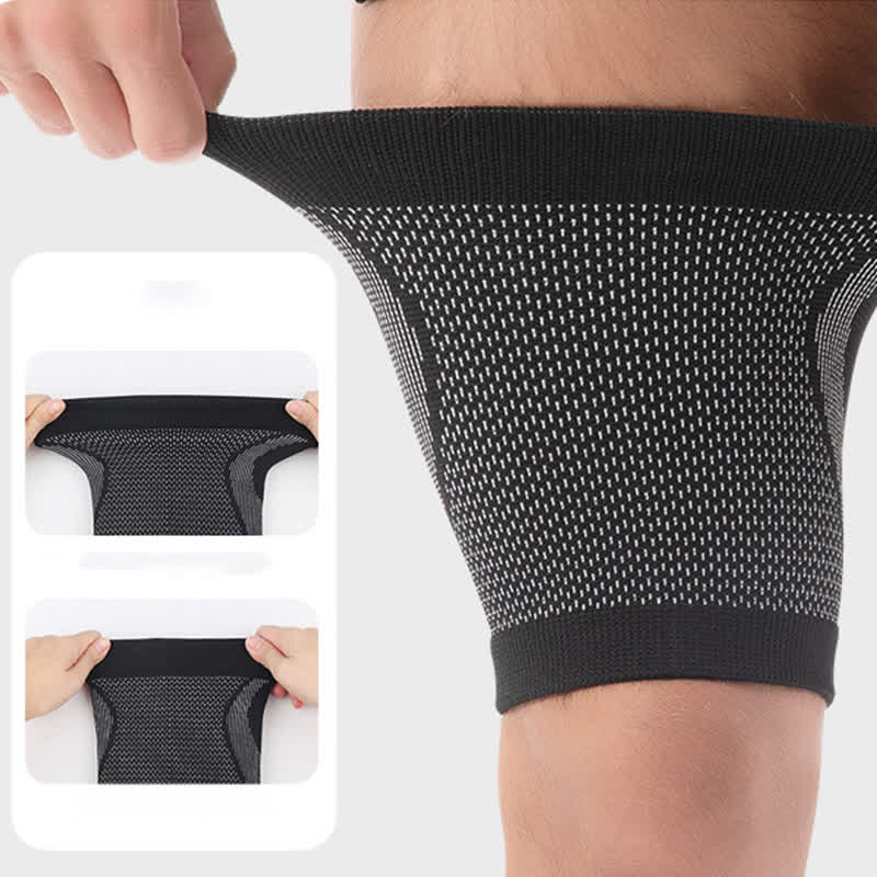 Manchon de compression antidérapant pour cuisses de sport - image 1