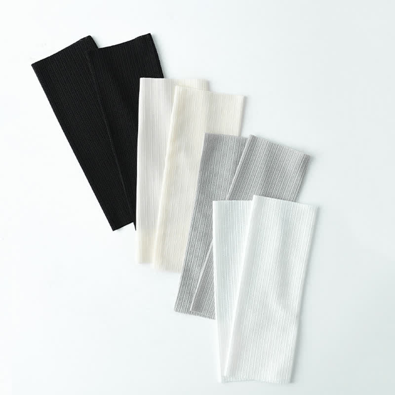 Manchons de cheville en soie glacée jacquard de blé (2 paires)
