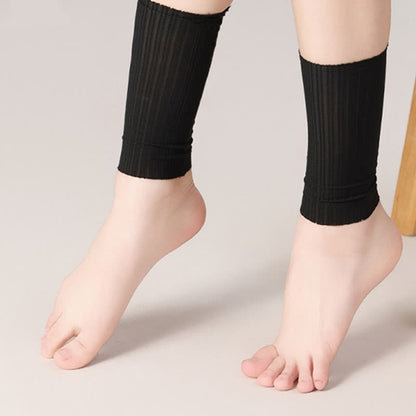 Manchons de cheville en soie glacée jacquard de blé (2 paires)