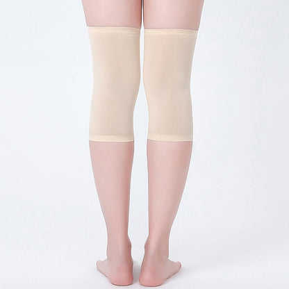 Genouillères antidérapantes en soie de mûrier sans couture