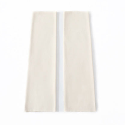 Manchons de mollet respirants de couleur unie - Beige - XL - image 8