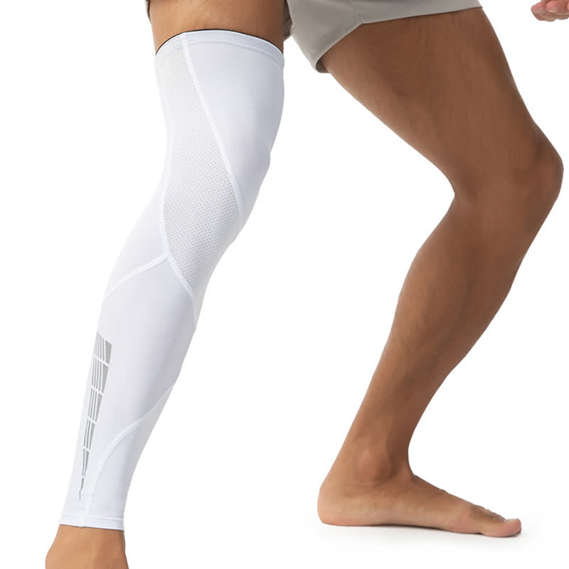 Manchons de compression réfléchissants et antidérapants pour le cyclisme - image 5
