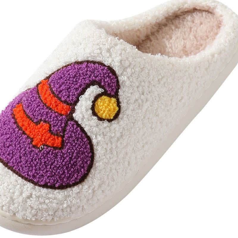 Chaussons grande taille à imprimé éléments d'Halloween - image 6