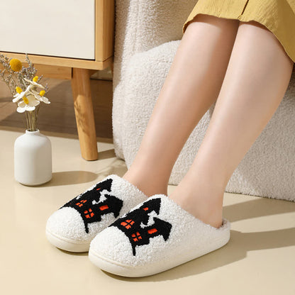 Chaussons grande taille à imprimé éléments d'Halloween - image 9