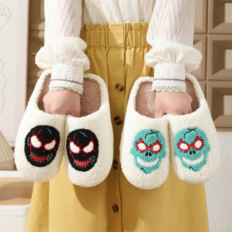 Chaussons grande taille motif dessin animé Halloween - image 3