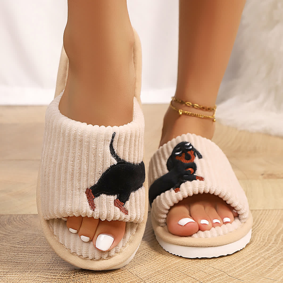 Chaussons mignons teckel grande taille - image 9