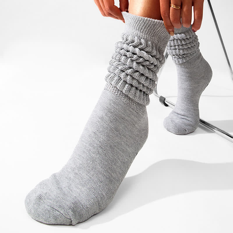 Chaussettes hautes à semelle imprimée - image 17
