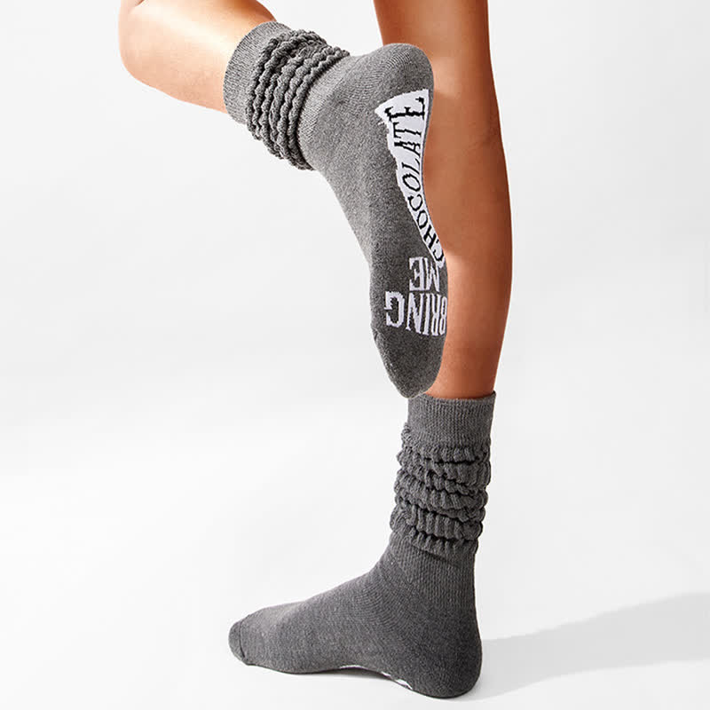 Chaussettes hautes à semelle imprimée - image 18