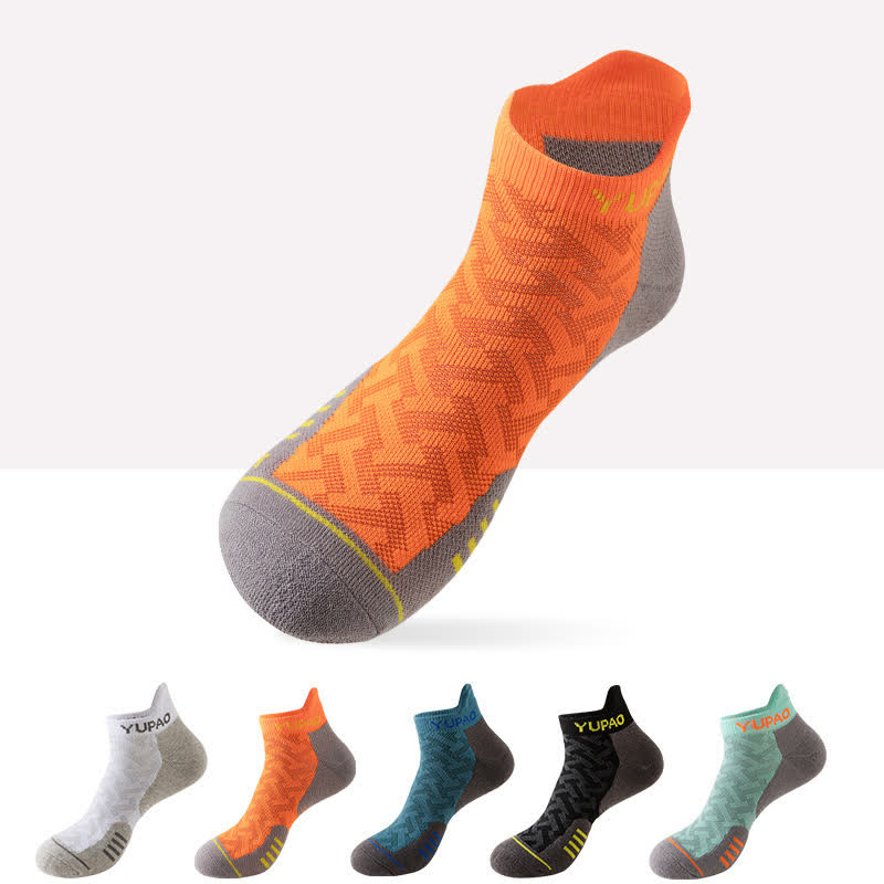 Chaussettes de compression sport à rayures et blocs de couleurs (5 paires) - Multicolore - EU39-44 (US6-10) - image 0