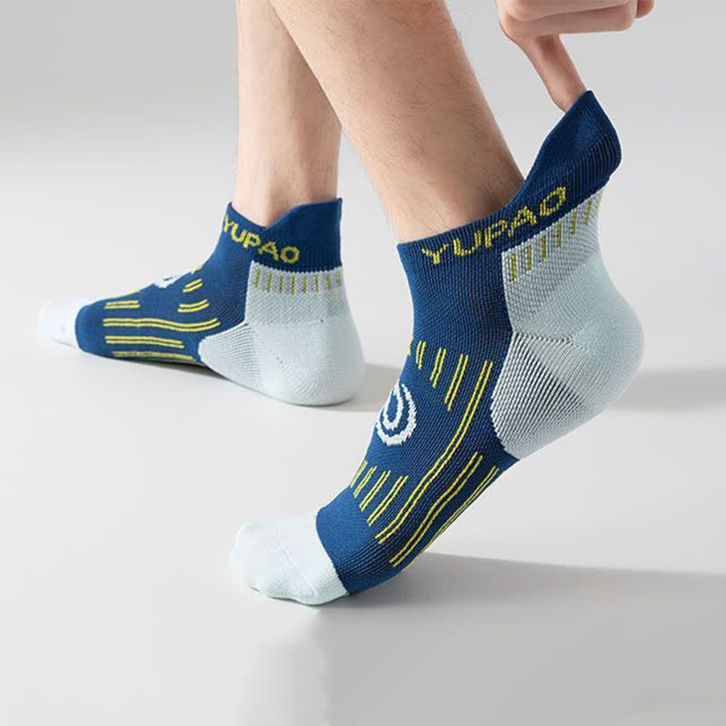 Chaussettes de compression sport grande taille à blocs de couleurs (5 paires) - image 5