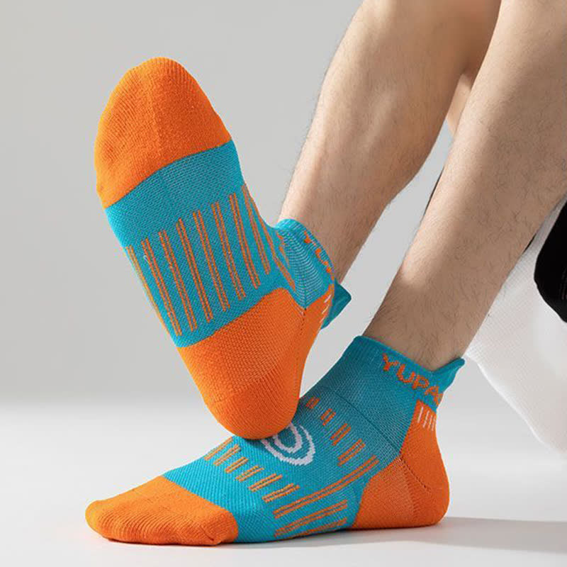 Chaussettes de compression sport grande taille à blocs de couleurs (5 paires) - image 9