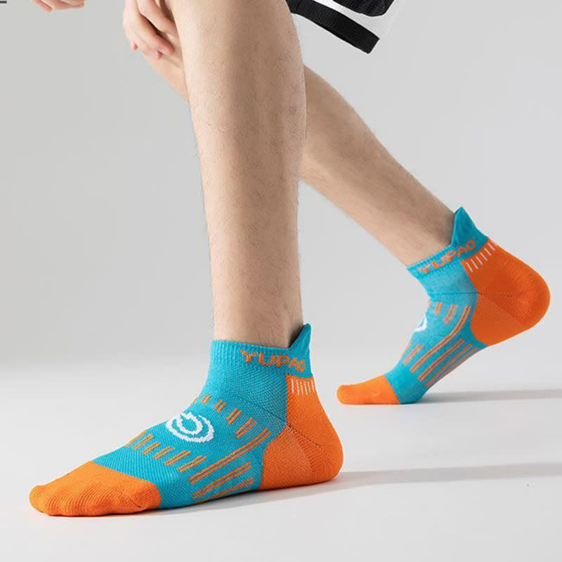 Chaussettes de compression sport grande taille à blocs de couleurs (5 paires) - image 8