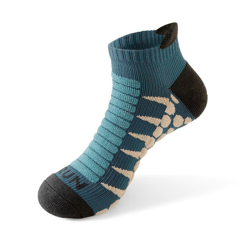 Chaussettes de compression pour chevilles grande taille (5 paires) - Vert foncé - EU40-46 (US7-12) - image 8