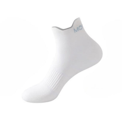 Chaussettes de compression sport à rayures grande taille (6 paires) - Blanc - EU36-44 (US3-10) - image 2