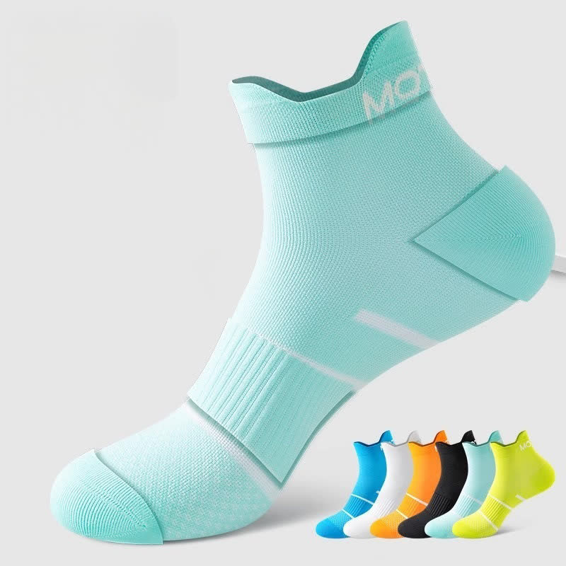 Chaussettes de compression sport à rayures grande taille (6 paires) - Multicolore - EU36-44 (US3-10) - image 1