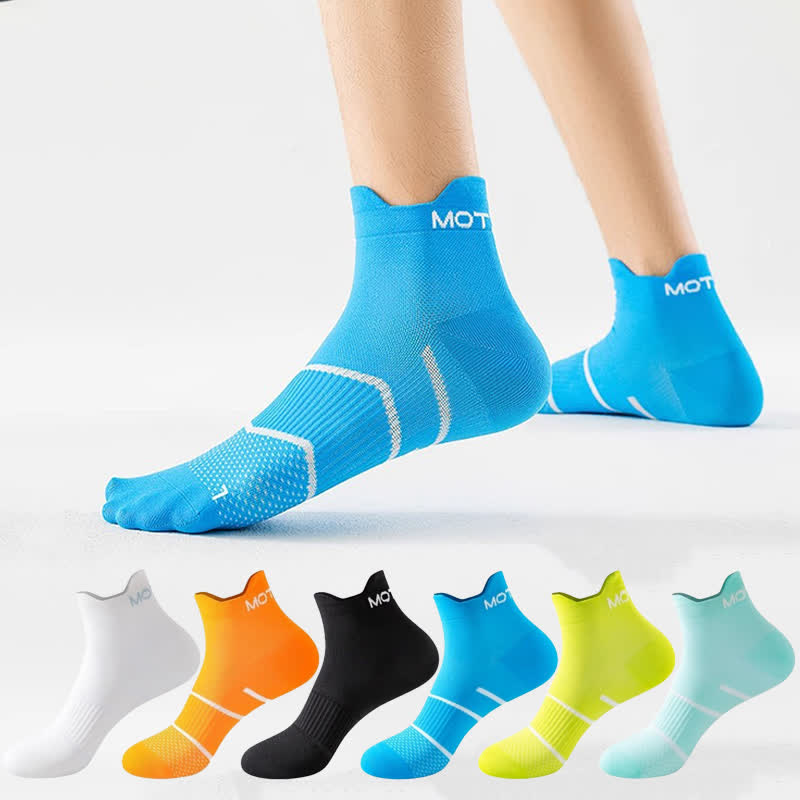 Chaussettes de compression sport à rayures grande taille (6 paires) - image 0
