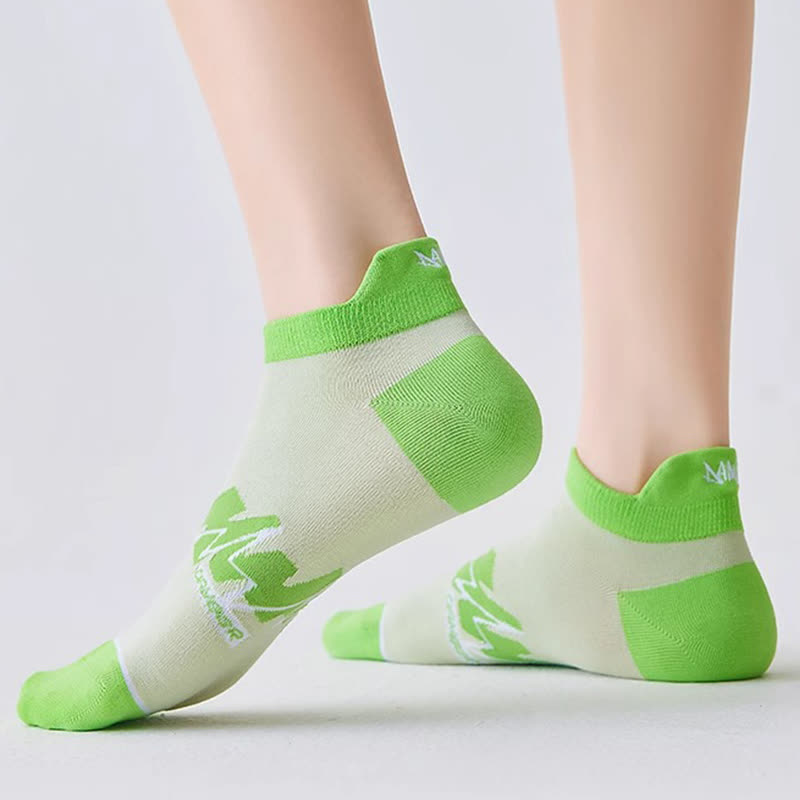 Chaussettes de compression géométriques en coton (5 paires) - image 12
