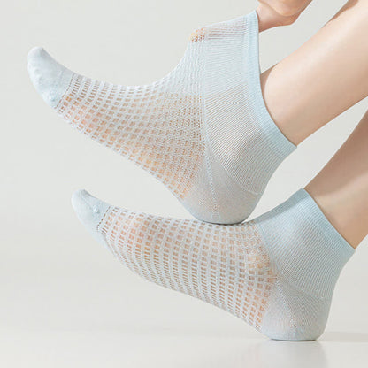 Chaussettes en soie de mûrier respirantes (9 paires) - image 10